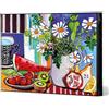QUADRO FIORI E FRUTTA 60X50