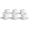 SET 6TAZZA CAFFE GRAN GALA BONE PORCELAIN