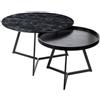 Tavolini Tondi Set 2 pezzi Design Urban - L'Oca Nera