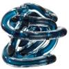 Il Nodo dell'Amore Ø 8 cm Blu - Onlylux