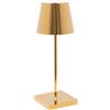 Zafferano Lampada Poldina Mini oro lucido ricaricabile