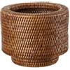Cache-Pot Piccolo L'Oca Nera in Rattan - Eleganza Naturale e Funzionale