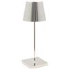 Zafferano Lampada Poldina Mini cromo lucido ricaricabile