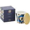 Candela Hypnotic Black Forest in Ceramica e Cera H9 cm - EDG Enzo De Gasperi
