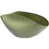 Coppa Burano Verde Giada 28x14 cm Onlylux in Vetro Soffiato