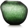 Carving - Vaso in Vetro Satinato Verde H 24 cm | IVV