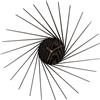 Wall clock Helix XL wood veneer blac