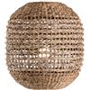 L'Oca Nera lampada da terra in rattan piccola H47cm