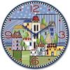 Orologio Paese Mio Blu di EGAN - Orologio da Parete Design Italiano 35 cm