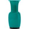 Vaso Opalino Color Paraiba in Vetro di Murano Soffiato e Sabbiato - Venini (Anno 1932)