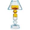 Candeliere Piccolo con Paralume Celeste Luxor Round - EMO' ITALIA