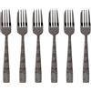 SET 6 FORCH. DOLCE JUNGLE PVD BLACK