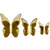 Box Farfalla Oro Vesta Home - Set Large, Medium, Small in Cristallo Acrilico