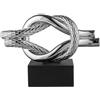 Scultura Nodo Mare Argento Bongelli - Arte e Design per l'Arredo Casa