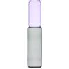 Vaso Scultoreo Revolve Smoke/Petrolio Ichendorf Milano in Vetro Borosilicato