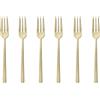 SET 6 FORCH. DOLCE ROCK PVD CHAMPAGNE ANTIQUE