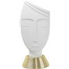 Vaso Testa Uomo H.45 - Bianco - Bongelli Preziosi