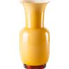 Vaso Opalino Venini Ambra e Lattimo - Vetro di Murano Iconico
