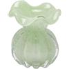 Enzo De Gasperi Vaso Sacchetto H12 cm D10 cm in Vetro Verde Waterproof