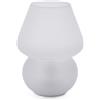 Lampada da Tavolo Abat Jour USB Satinata Trasparente | EDG