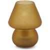 Lampada Aura da Tavolo USB Abatjour in Vetro Ambra