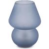 Lampada Aura da Tavolo USB Abatjour in Vetro Blu