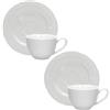 Set 2 Tazzine da Caffè New Bone China "Ricordi" - Brandani