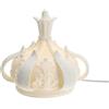 LAMPADA CORONA PORC.BIANCA DIA.26X25CM