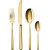 Servizio 24 Pezzi Monoblocco Linear PVD Gold