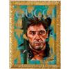 Dipinto Tony Montana con Cornice Oro - Macrì