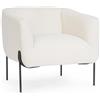 POLTRONA CLAUDINE BIANCO BOUCLE'