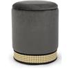 POUF CONTENITORE MILENA GRIGIO SC GRANDE