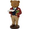 Orso Natalizio con Pacco Regalo H98cm - Kaemingk | Decorazione Natalizia da Terra