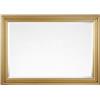 Specchiera Rettangolare L'Oca Nera - Cornice Oro 73x103 cm, Design Fashion