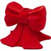 Portacandela Fiocco Rosso in Velluto - EDG Home Decor