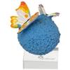 Sfera Prato Blu con Farfalle 4x4 cm - Collezione Gli Alberelli