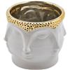 VASO FACCE BUDDHA H.11 D.12