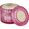 Candela Crystal Dark Pink EDG - Candela Profumata in Cristallo Elegante
