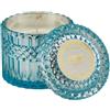 CANDELA CRYSTAL C/VASO H10.5 D10.5 AZURE