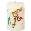 TOILETPAPER Candela Grande Serpenti Bianchi - Seletti