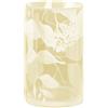 VASO VETRO BOTANIC BIANCO/AB DIA.12X20CM