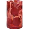 VASO VETRO BOTANIC ROSSO/AB DIA.12X20CM