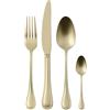 Set 24 Posate Sambonet Royal PVD Champagne Antique