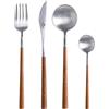 SET POSATE 24 PEZZI MITO BRUSHED WOODEN