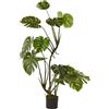 Monstera Pianta Artificiale con Vaso H155 - EDG