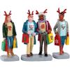 Lemax Girls Christmas Shopping Trip - Set di 3 Personaggi Natalizi Cod. 12026