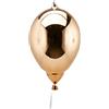 DEC.PALLONCINO VETRO NEW DARK GOLD