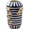 Vaso Egypt Snake con Righe H32 D21 - Enzo De Gasperi (EDG)
