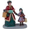 Lemax Holiday Shopping With Mum 22142 - Statuina in Resina Collezione Caddington Village