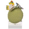 Sfera Prato Verde con Farfalle 4x4 cm - Collezione Gli Alberelli